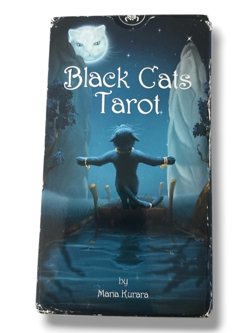 Black Cats Tarot Deck - Mystical Blue Tarot Cards - Picture 2 of 5